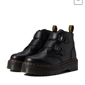 Doc Martens Devon Flower Platform Boot sz 7